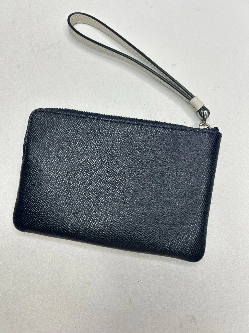 COACH Wristlet F86924 Midnight/Chalk Colorblock